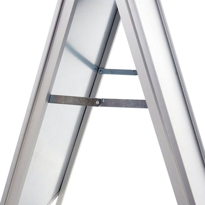 Kundenstopper Alu Classic Wasserfest, DIN A1, Silber, Outdoor - Kundenstopper - Speedjust Schweiz