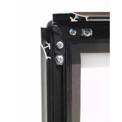 Kundenstopper Alu mit Wassertank, WindPro Basic, Schwarz, Outdoor - Kundenstopper - Speedjust Schweiz