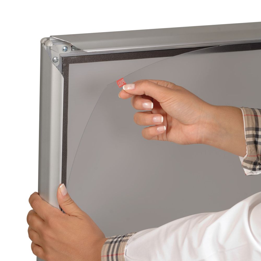 Kundenstopper Alu mit Wassertank, WindPro Basic, Silber, Outdoor - Kundenstopper - Speedjust Schweiz