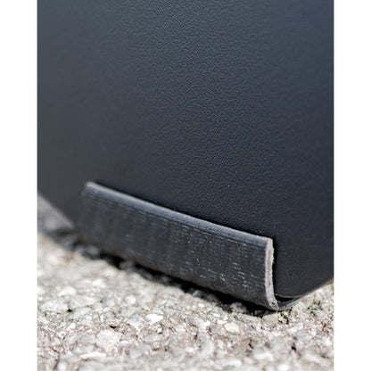 Holz Kundenstopper 90x60cm, Schwarz, Outdoor