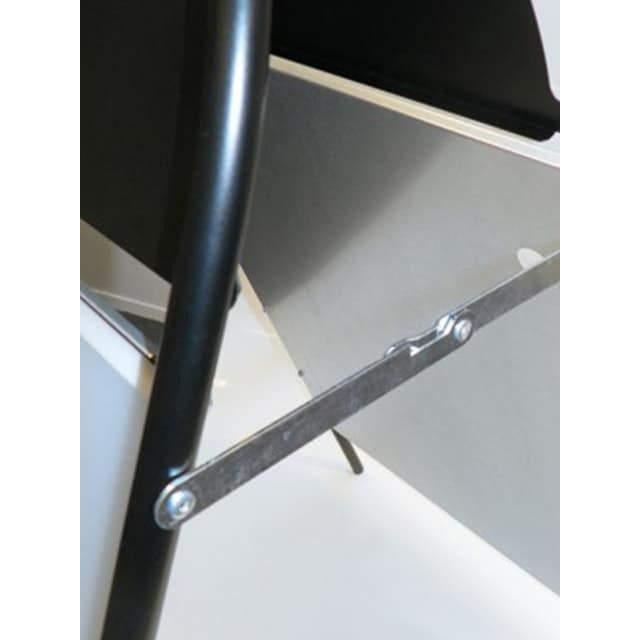 Kundenstopper Stahlrohr Basic Ellipse, Outdoor