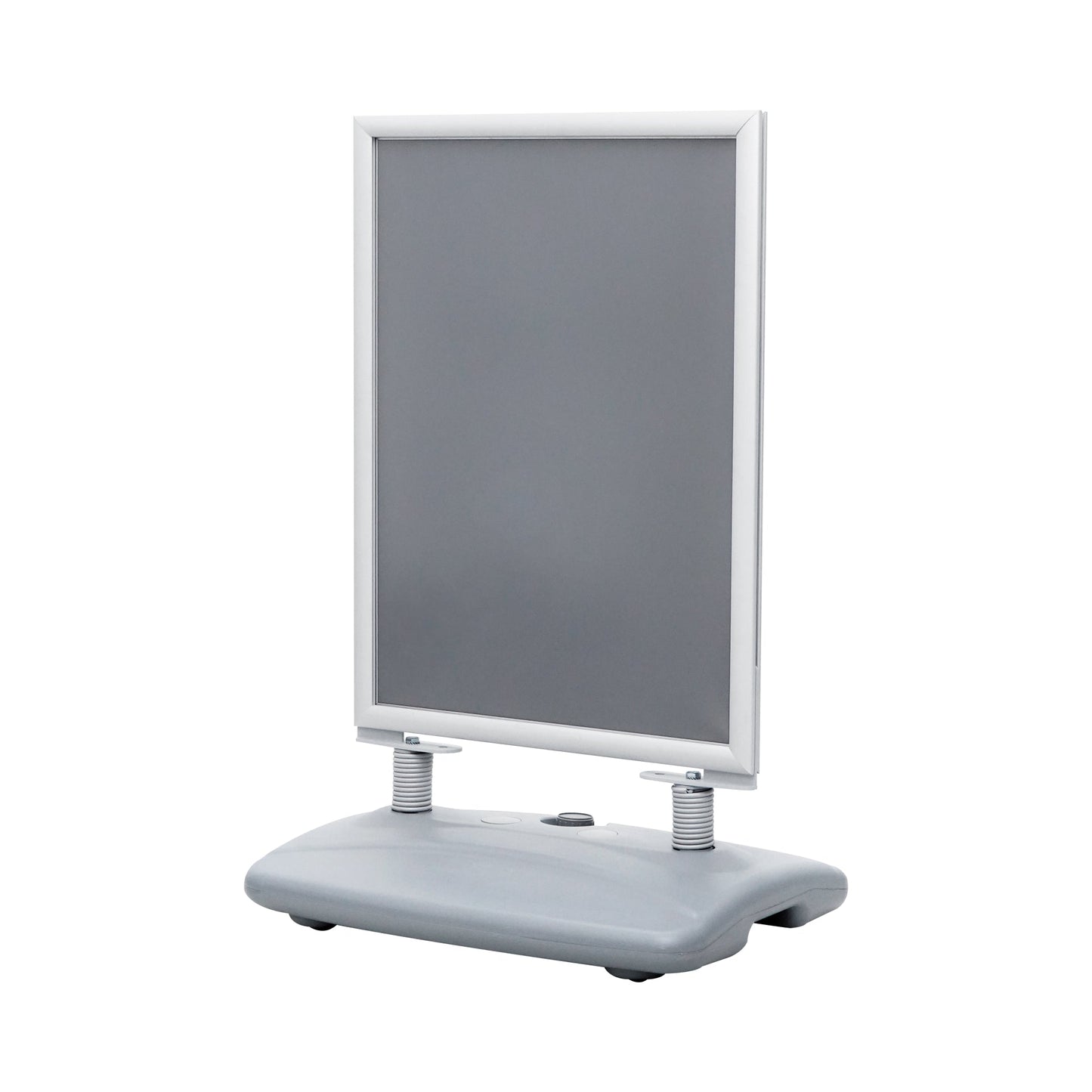 Kundenstopper Alu "Poster Swing" mit Wassertank, DIN A1, Silber, Outdoor