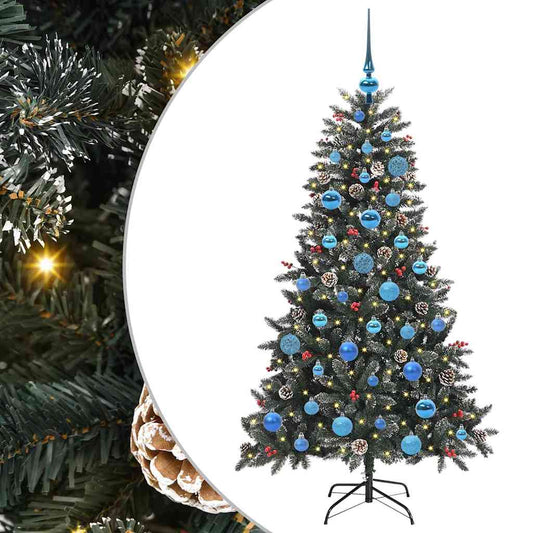Künstlicher Weihnachtsbaum Grün 150 cm PVC, Plastik und Stahl - Speedjust Schweiz