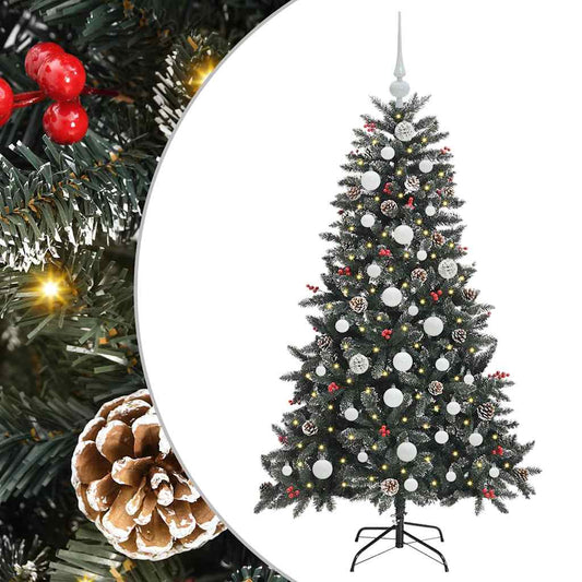 Künstlicher Weihnachtsbaum Grün 150 cm PVC, Plastik und Stahl - Speedjust Schweiz