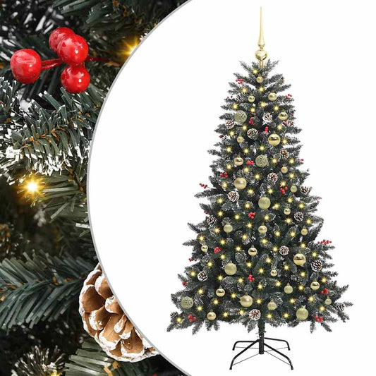 Künstlicher Weihnachtsbaum Grün 150 cm PVC, Plastik und Stahl - Speedjust Schweiz