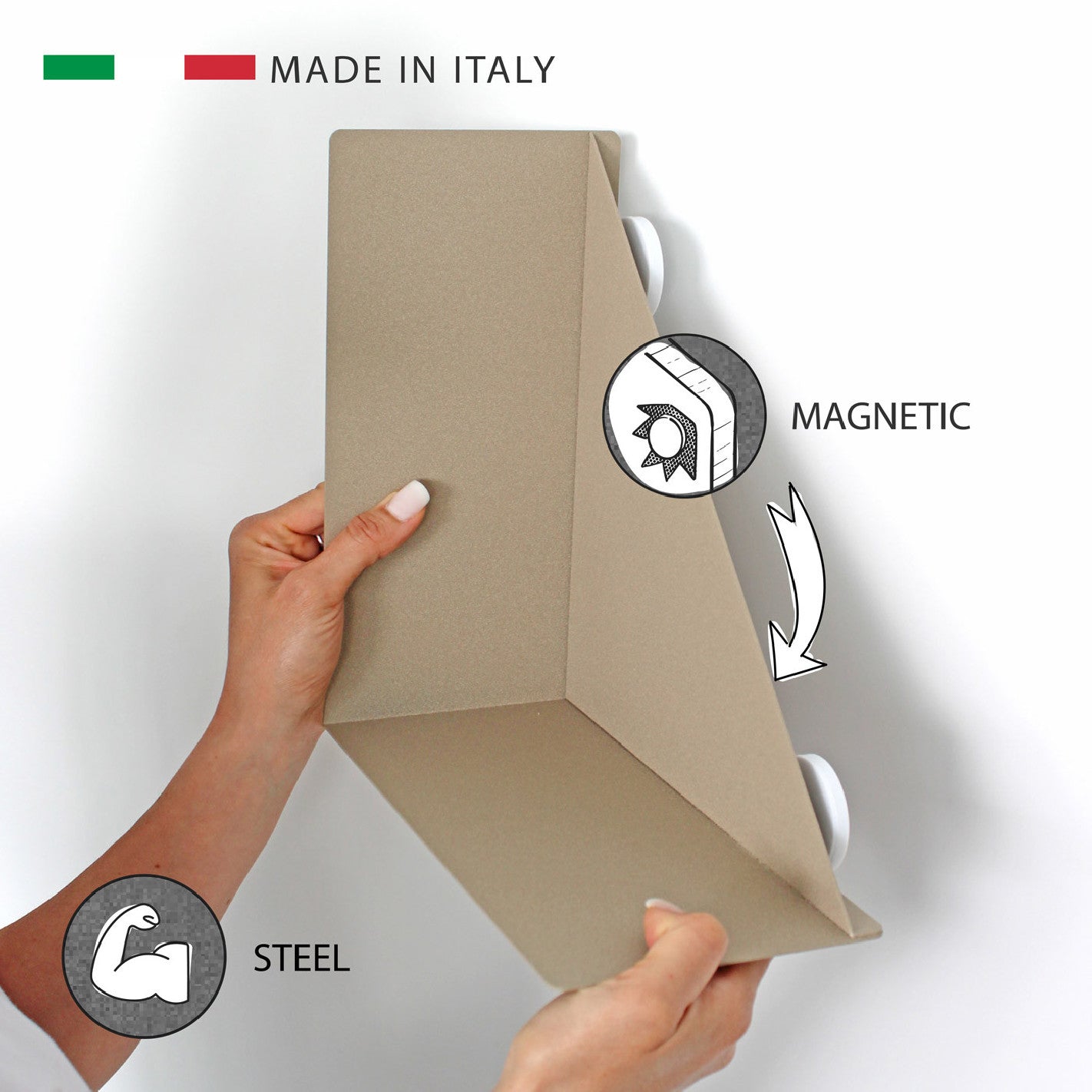KalaMitica® Magnetische L-Ablage "Byblos"