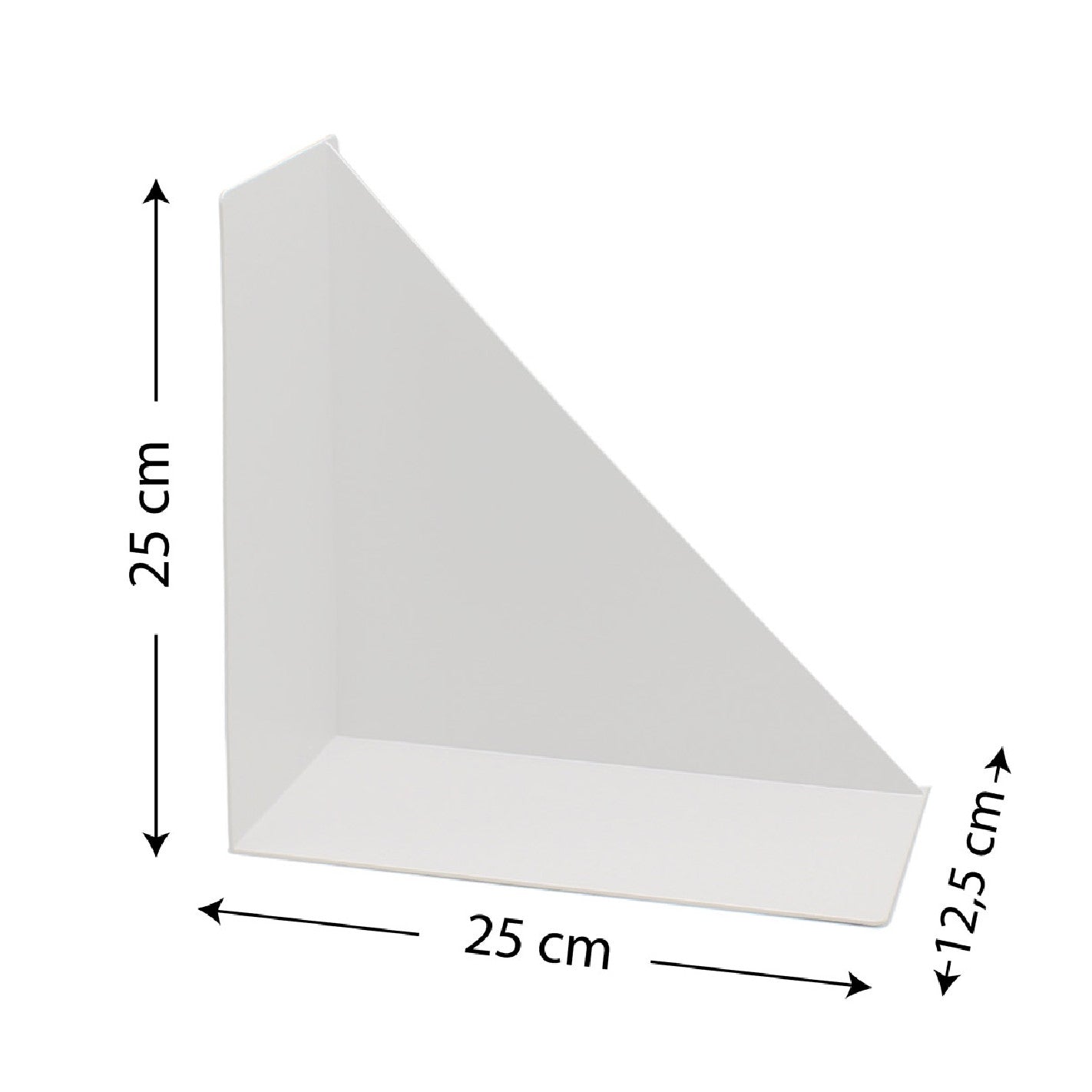 KalaMitica® Magnetische L-Ablage "Byblos", Weiss