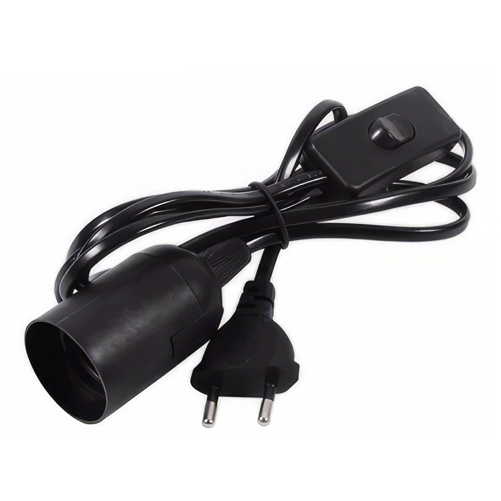 Leuchtengarnitur E27 mit Stecker und Schalter