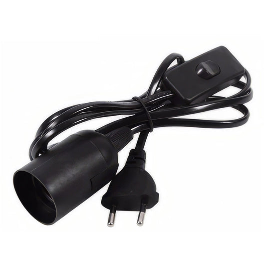 Leuchtengarnitur E27 mit Stecker und Schalter