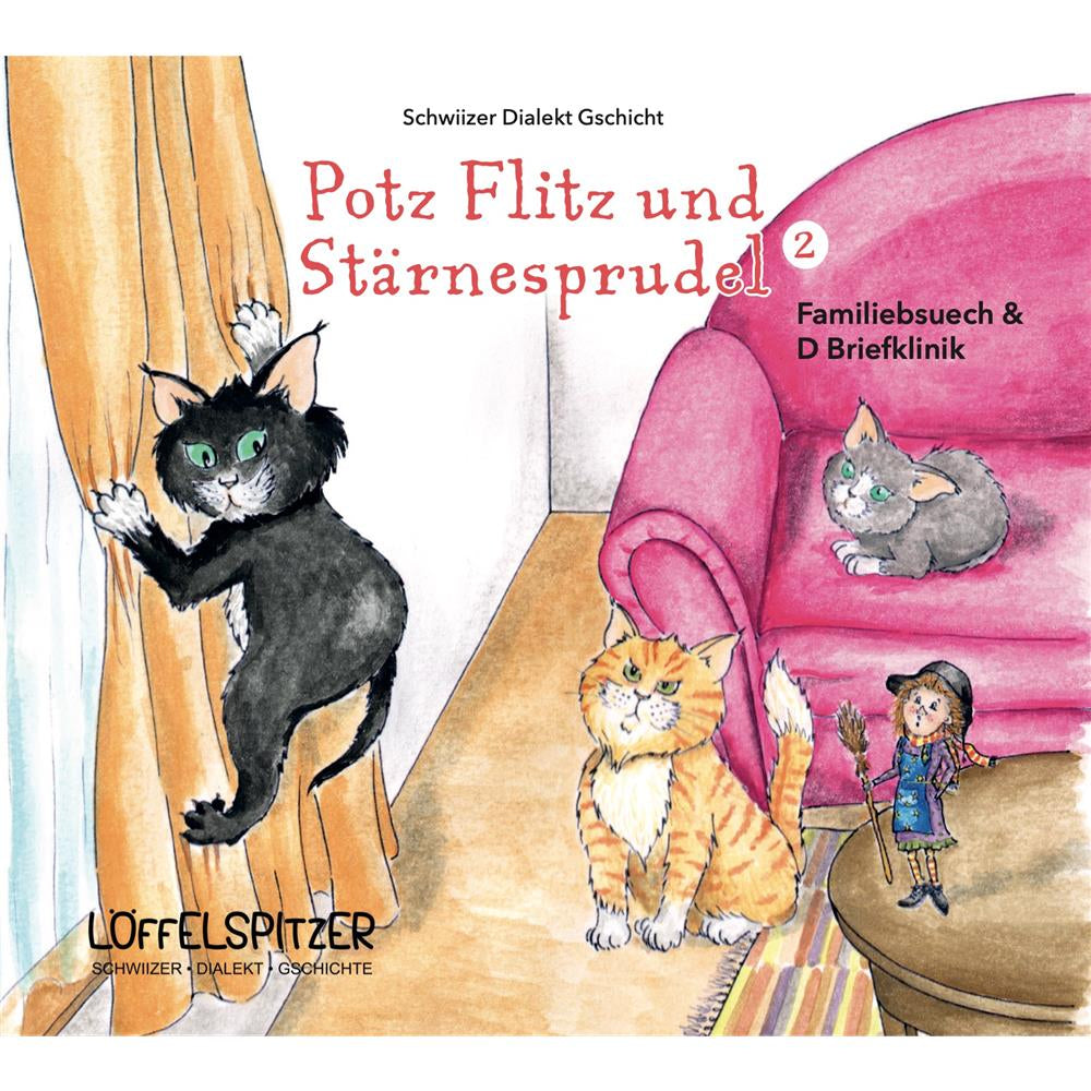 Potz Flitz und Stärnesprudel Folge 2, Familiebsuech & D Briefklinik