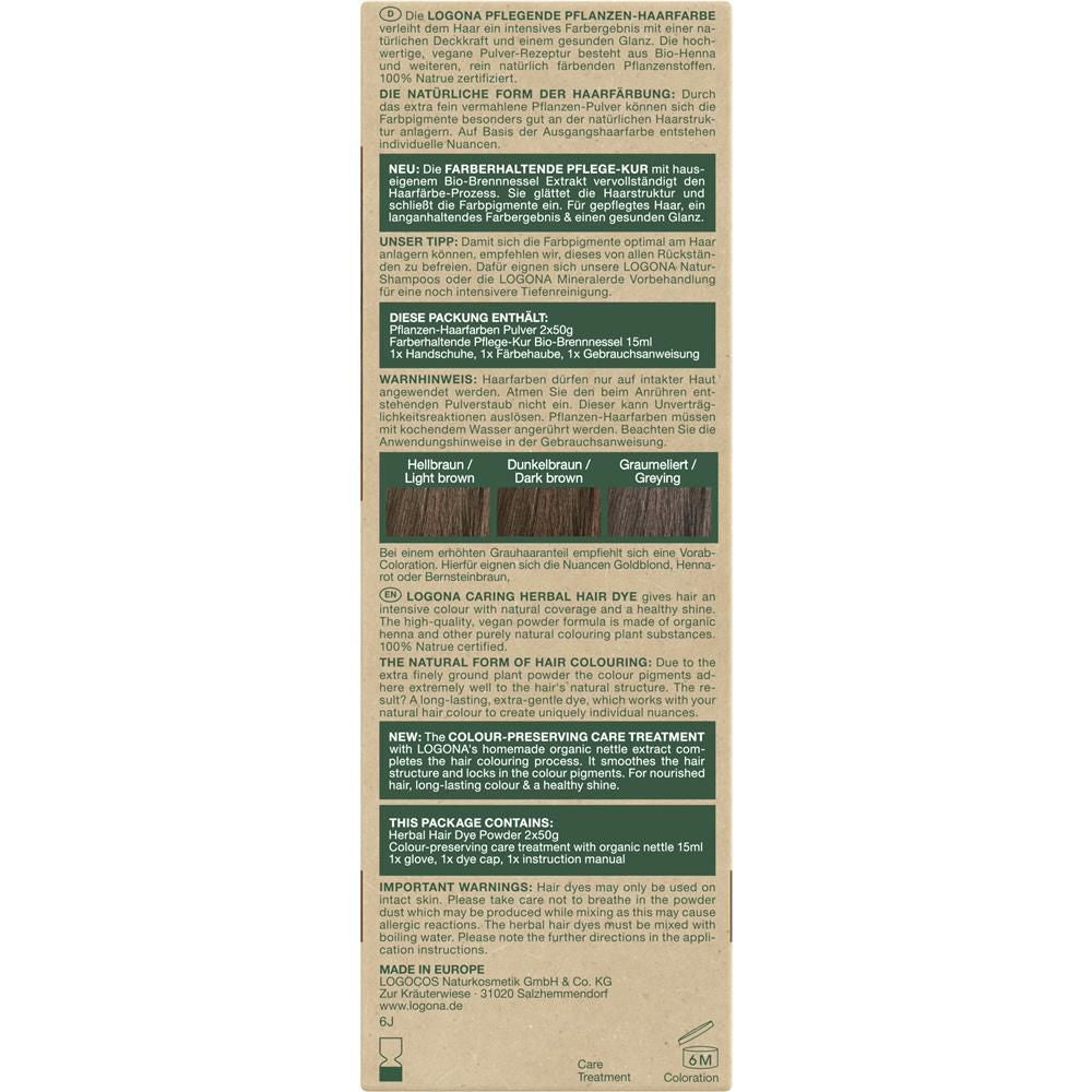 Pflanzenhaarfarbe Pulver - Schokobraun