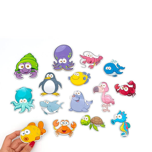 Magnet - Set Meerestiere – 15 kinderfreundliche Magnete für Spiel & Deko - Magnetische Produkte - Speedjust Schweiz