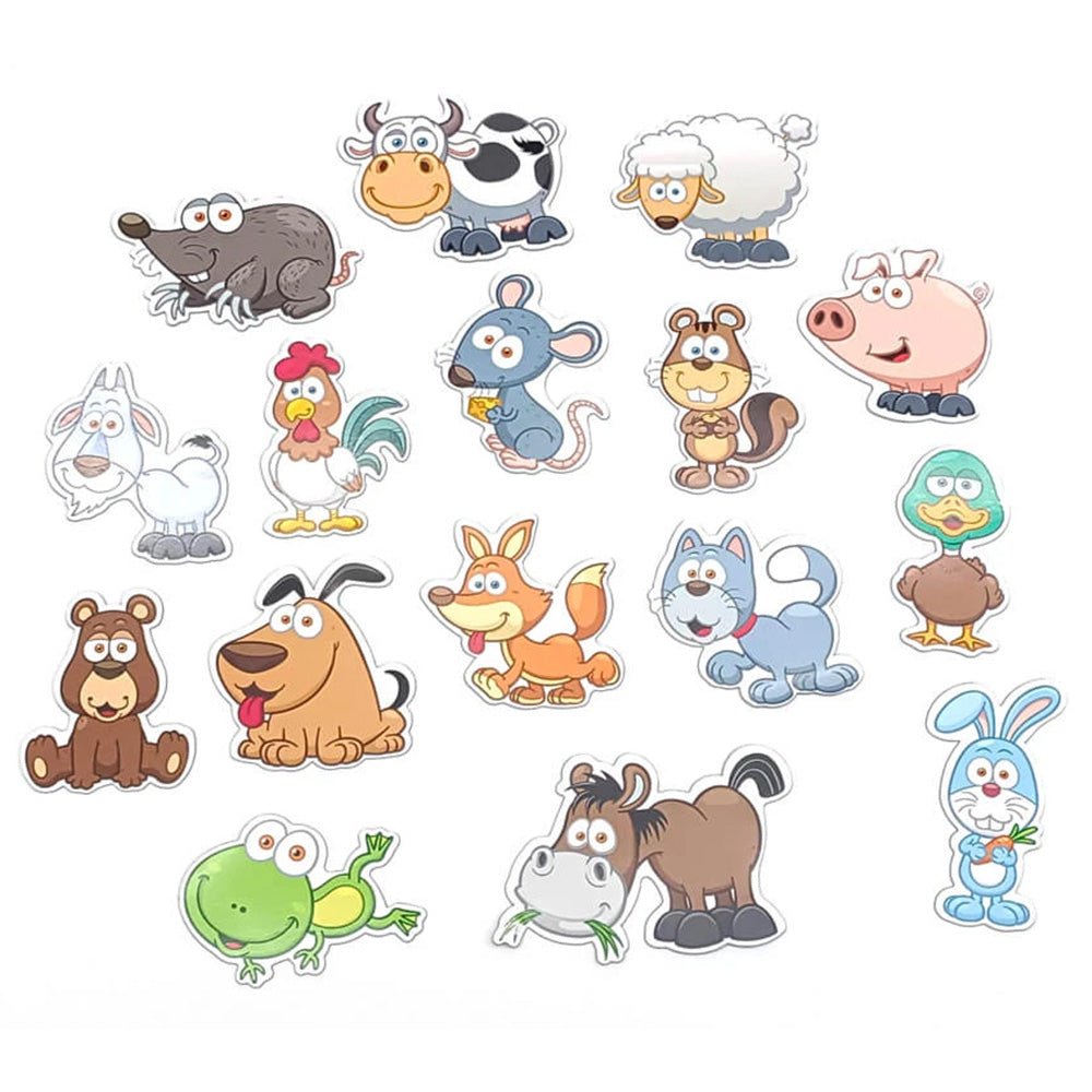 Magnet - Set Tierfarm - Tiere – 16 kinderfreundliche Magnete für Spiel & Deko - Magnetische Produkte - Speedjust Schweiz
