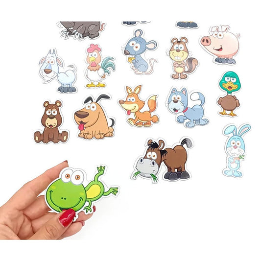 Magnet - Set Tierfarm - Tiere – 16 kinderfreundliche Magnete für Spiel & Deko - Magnetische Produkte - Speedjust Schweiz