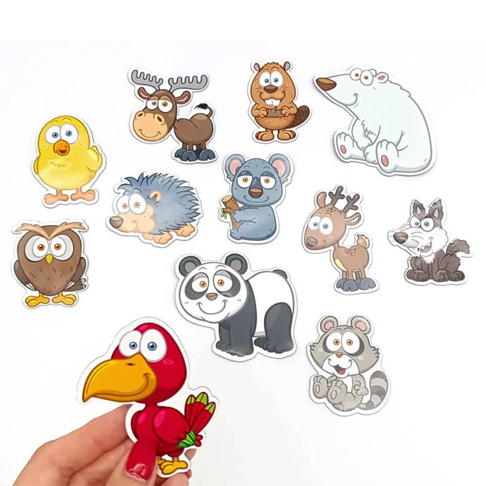 Magnet - Set Waldtiere – 12 kinderfreundliche Magnete für Spiel & Deko - Magnetische Produkte - Speedjust Schweiz