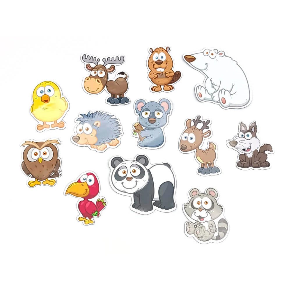 Magnet - Set Waldtiere – 12 kinderfreundliche Magnete für Spiel & Deko - Magnetische Produkte - Speedjust Schweiz