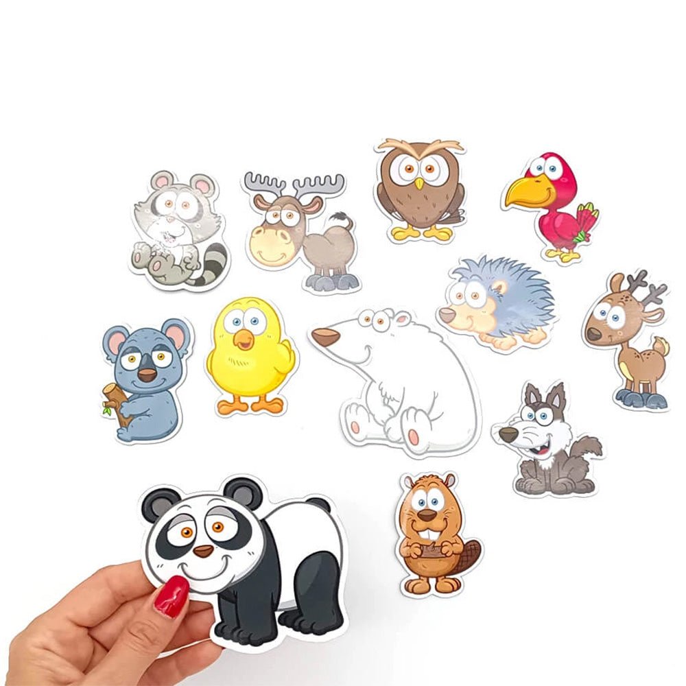Magnet - Set Waldtiere – 12 kinderfreundliche Magnete für Spiel & Deko - Magnetische Produkte - Speedjust Schweiz