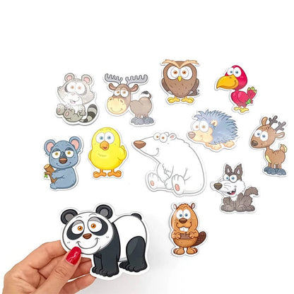 Magnet - Set Waldtiere – 12 kinderfreundliche Magnete für Spiel & Deko - Magnetische Produkte - Speedjust Schweiz