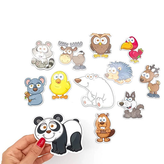 Magnet - Set Waldtiere – 12 kinderfreundliche Magnete für Spiel & Deko - Magnetische Produkte - Speedjust Schweiz