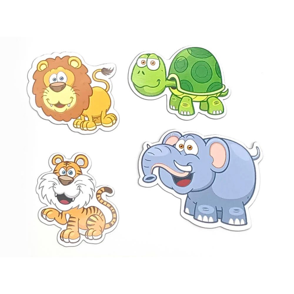 Magnet - Set Zootiere – 16 kinderfreundliche Magnete für Spiel & Deko - Magnetische Produkte - Speedjust Schweiz