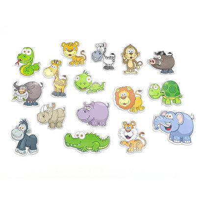 Magnet - Set Zootiere – 16 kinderfreundliche Magnete für Spiel & Deko - Magnetische Produkte - Speedjust Schweiz