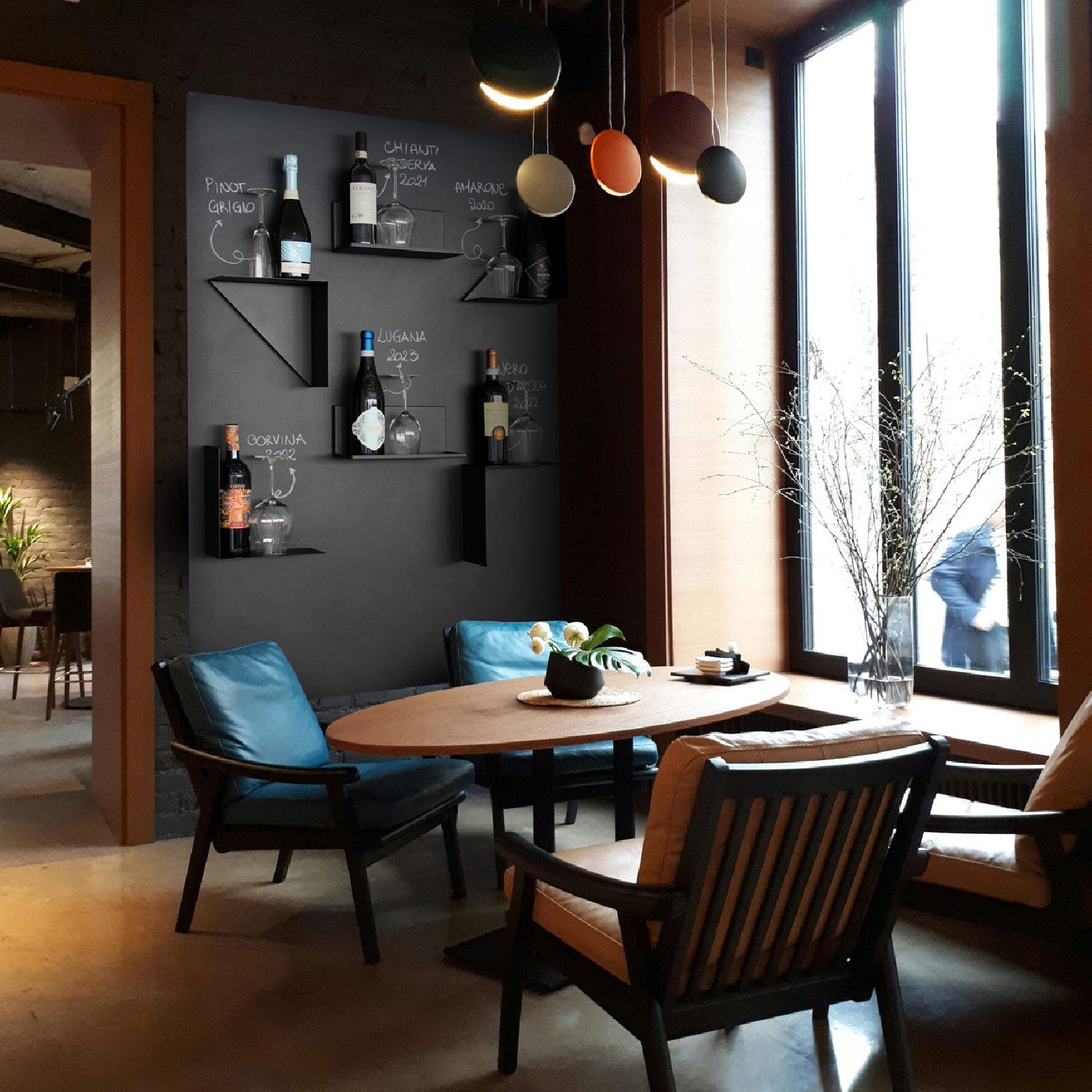 KalaMitica® Magnetische Kreidetafel ohne Rahmen, 114×74cm