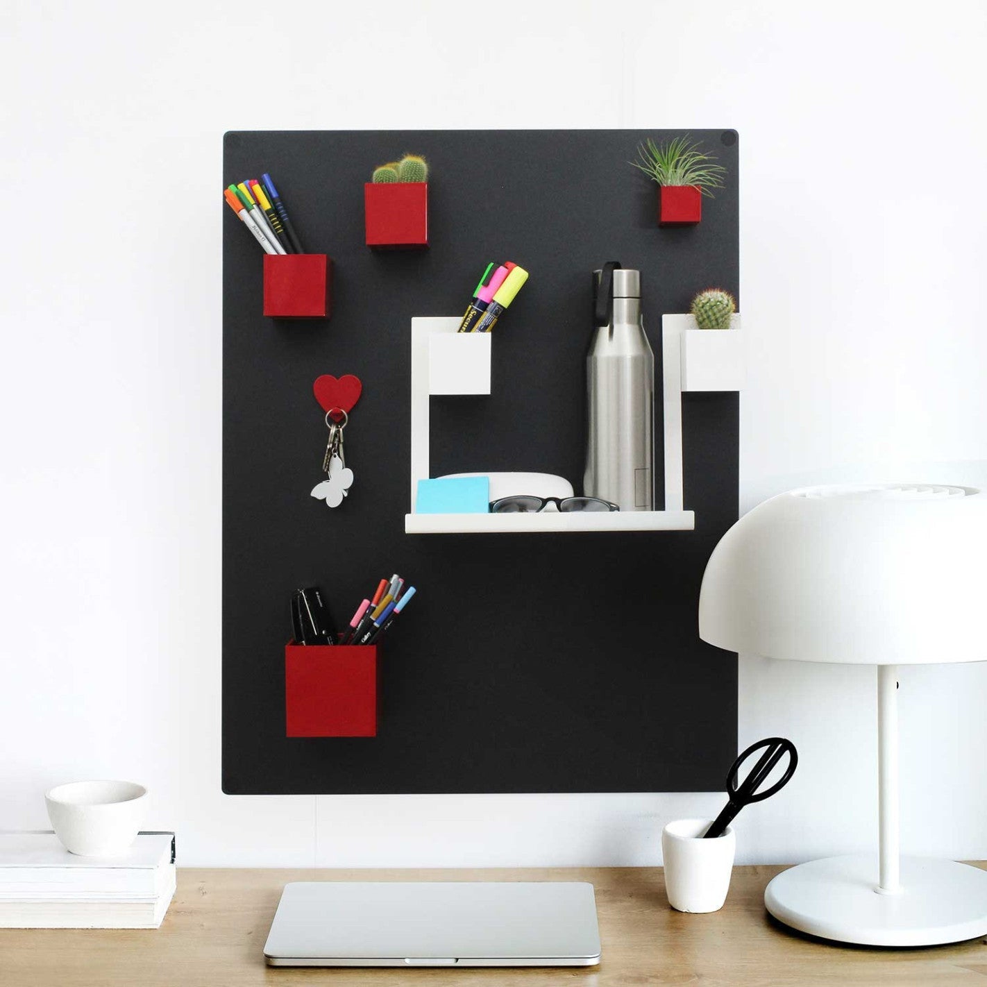 KalaMitica® Magnetische Kreidetafel ohne Rahmen, 114×74cm