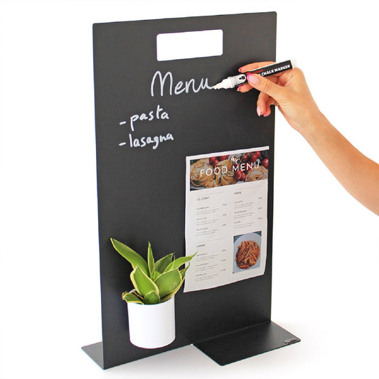 KalaMitica® Magnetische Tischkreidetafel / Thekendisplay / Menühalter