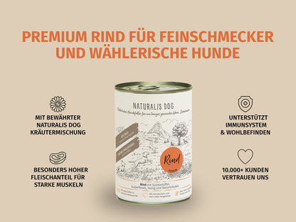Rind mit Süsskartoffel und Naturkräutern