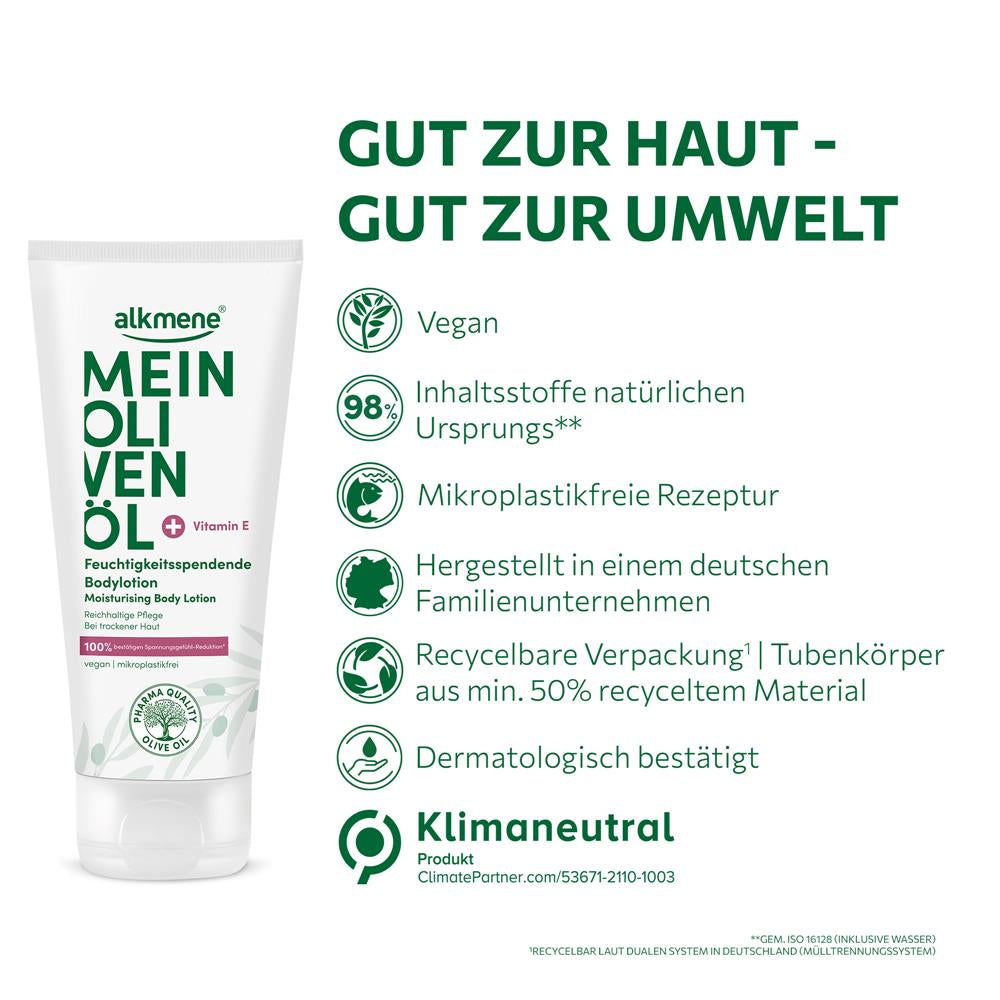 MEIN OLIVENÖL, Feuchtigkeitsspendende Bodylotion