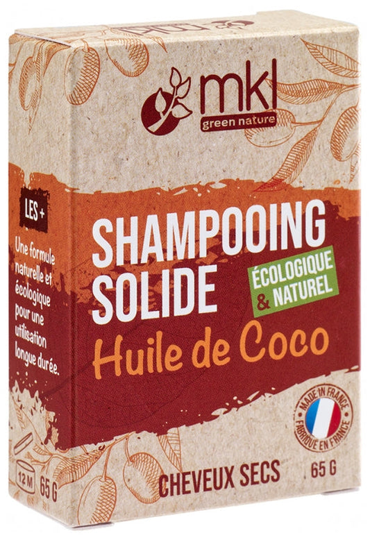 MKL GREEN NATURE - Coconut Oil Solid Shampoo for Dry Hair 65g - Nourish & Revitalize Your Hair! 🌴✨