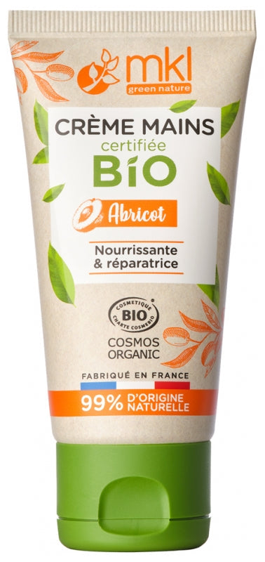 MKL GREEN NATURE - Apricot Hand Cream Organic 50ml - Nourish Your Skin Naturally 🍑✨