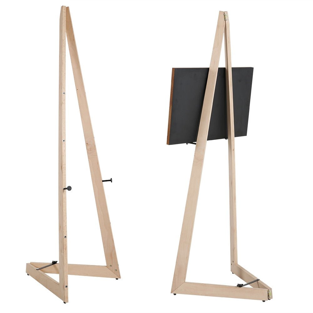 Mobile Staffelei Holz aus Buchenholz, 150cm, Natur - Staffelei - Speedjust Schweiz