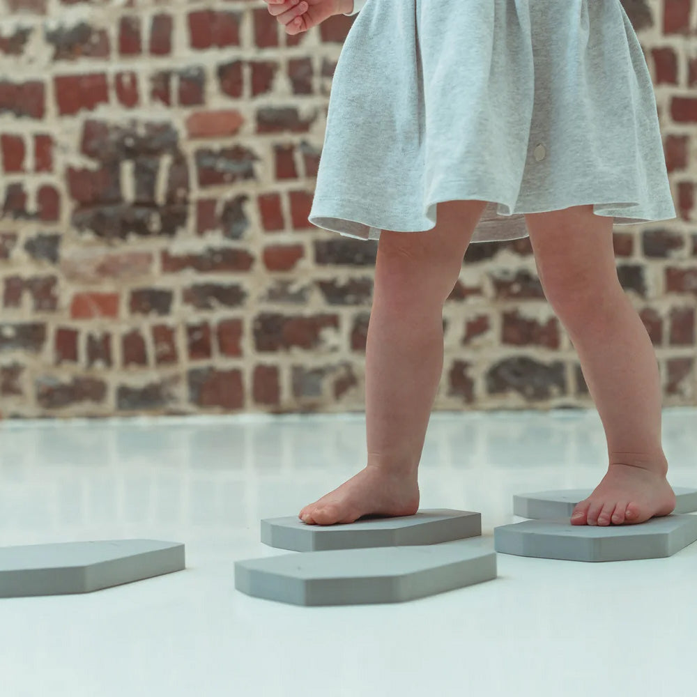 Stepping - Rocks, Cool Grey, 5 Teile