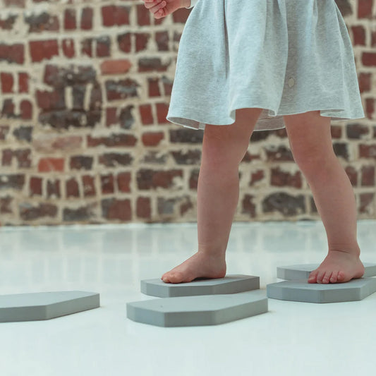 Stepping - Rocks, Cool Grey, 5 Teile