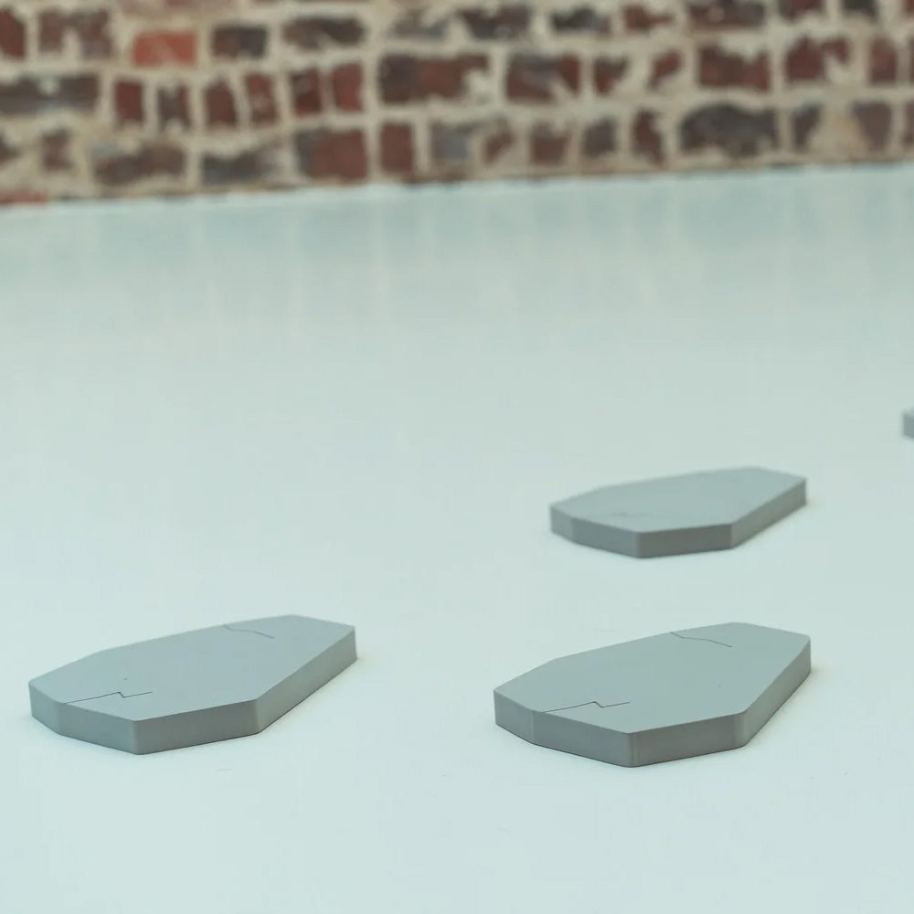 Stepping - Rocks, Cool Grey, 5 Teile