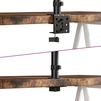 Monitorhalterung Schwarz Stahl VESA 75/100 mm - Speedjust Schweiz