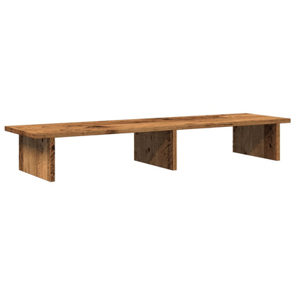 Monitorständer Altholz - Optik 100x27x15 cm Holzwerkstoff - Speedjust Schweiz