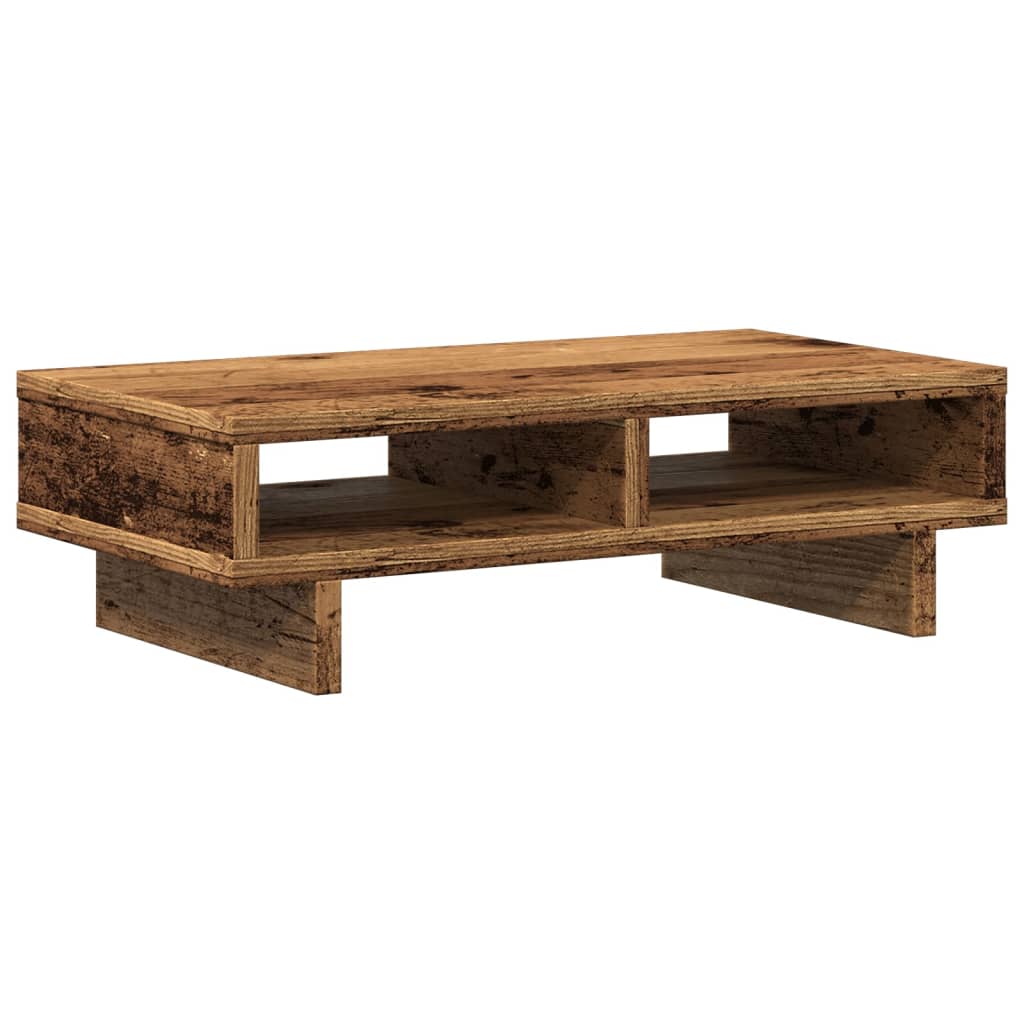 Monitorständer Altholz - Optik 50x27x15 cm Holzwerkstoff - Speedjust Schweiz