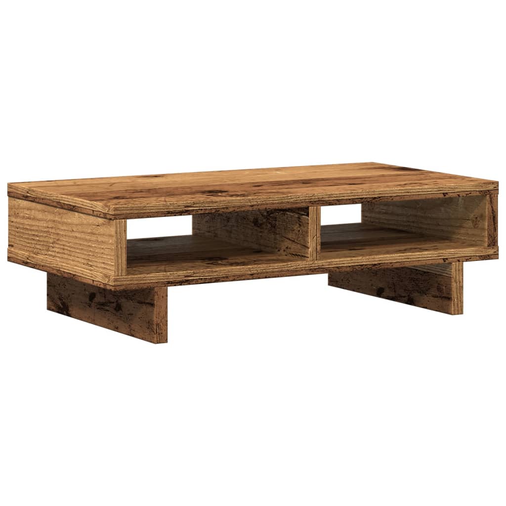 Monitorständer Altholz - Optik 50x27x15 cm Holzwerkstoff - Speedjust Schweiz