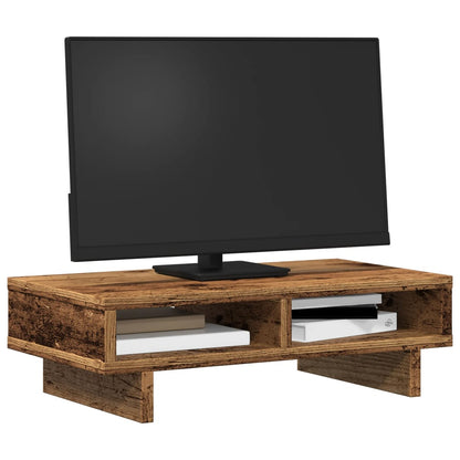 Monitorständer Altholz - Optik 50x27x15 cm Holzwerkstoff - Speedjust Schweiz