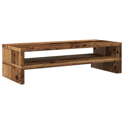 Monitorständer Altholz - Optik 54x22x15 cm Holzwerkstoff - Speedjust Schweiz