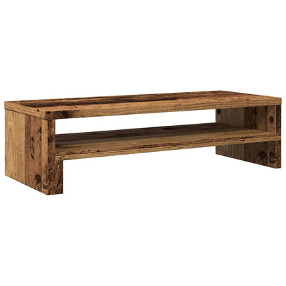 Monitorständer Altholz - Optik 54x22x15 cm Holzwerkstoff - Speedjust Schweiz