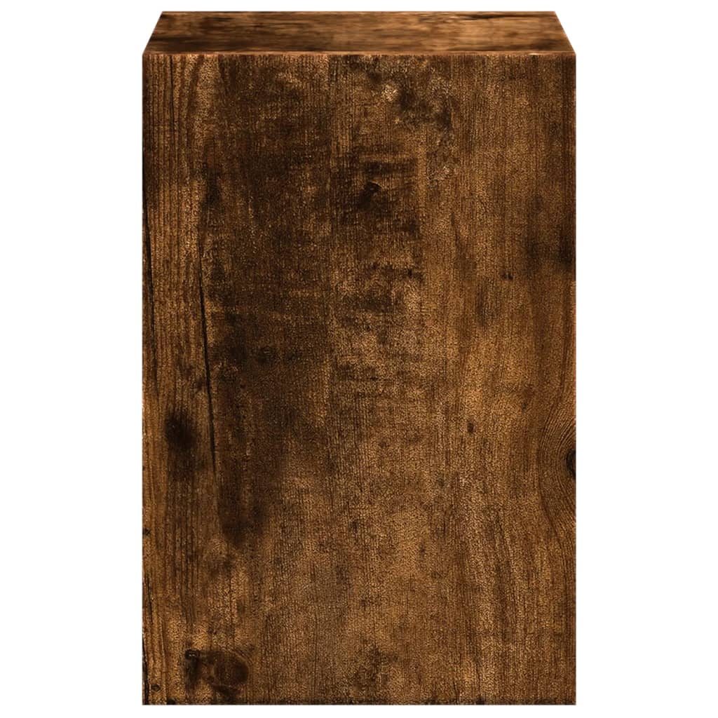 Monitorständer mit Schreibtisch - Organizer Räuchereiche - Speedjust Schweiz