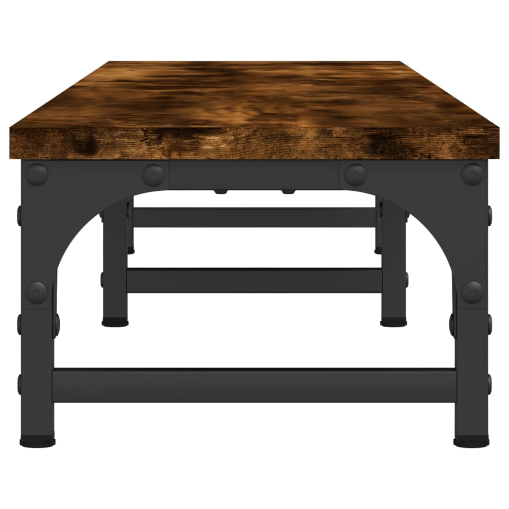 Monitorständer Räuchereiche 105x23x15,5 cm Holzwerkstoff - Speedjust Schweiz