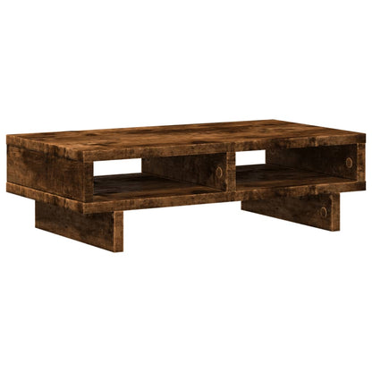 Monitorständer Räuchereiche 50x27x15 cm Holzwerkstoff - Speedjust Schweiz
