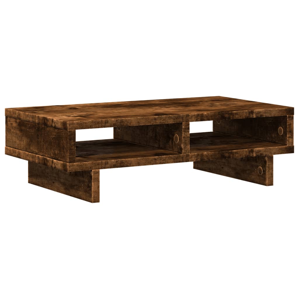 Monitorständer Räuchereiche 50x27x15 cm Holzwerkstoff - Speedjust Schweiz