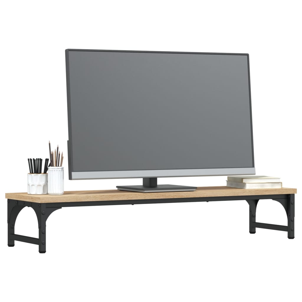 Monitorständer Sonoma - Eiche 85x23x15,5 cm Holzwerkstoff - Speedjust Schweiz