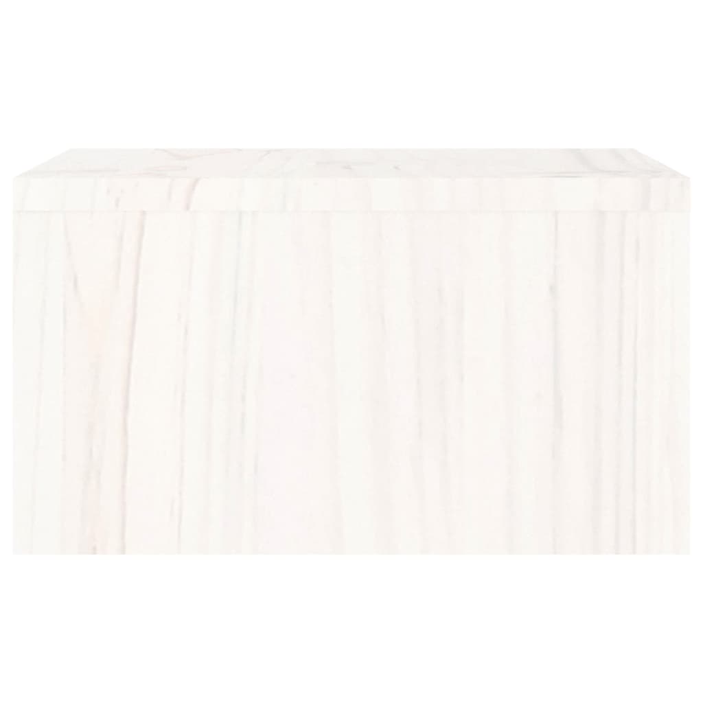 Monitorständer Weiß 50x27x15 cm Massivholz Kiefer - Speedjust Schweiz