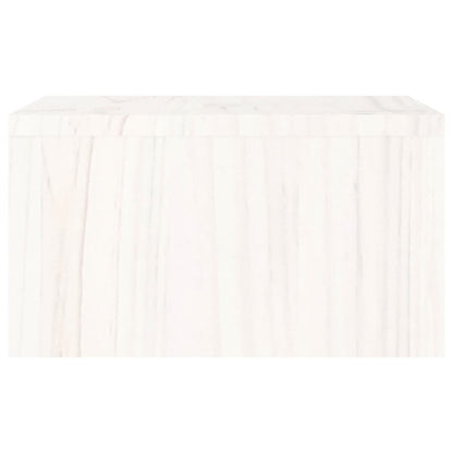 Monitorständer Weiß 50x27x15 cm Massivholz Kiefer - Speedjust Schweiz